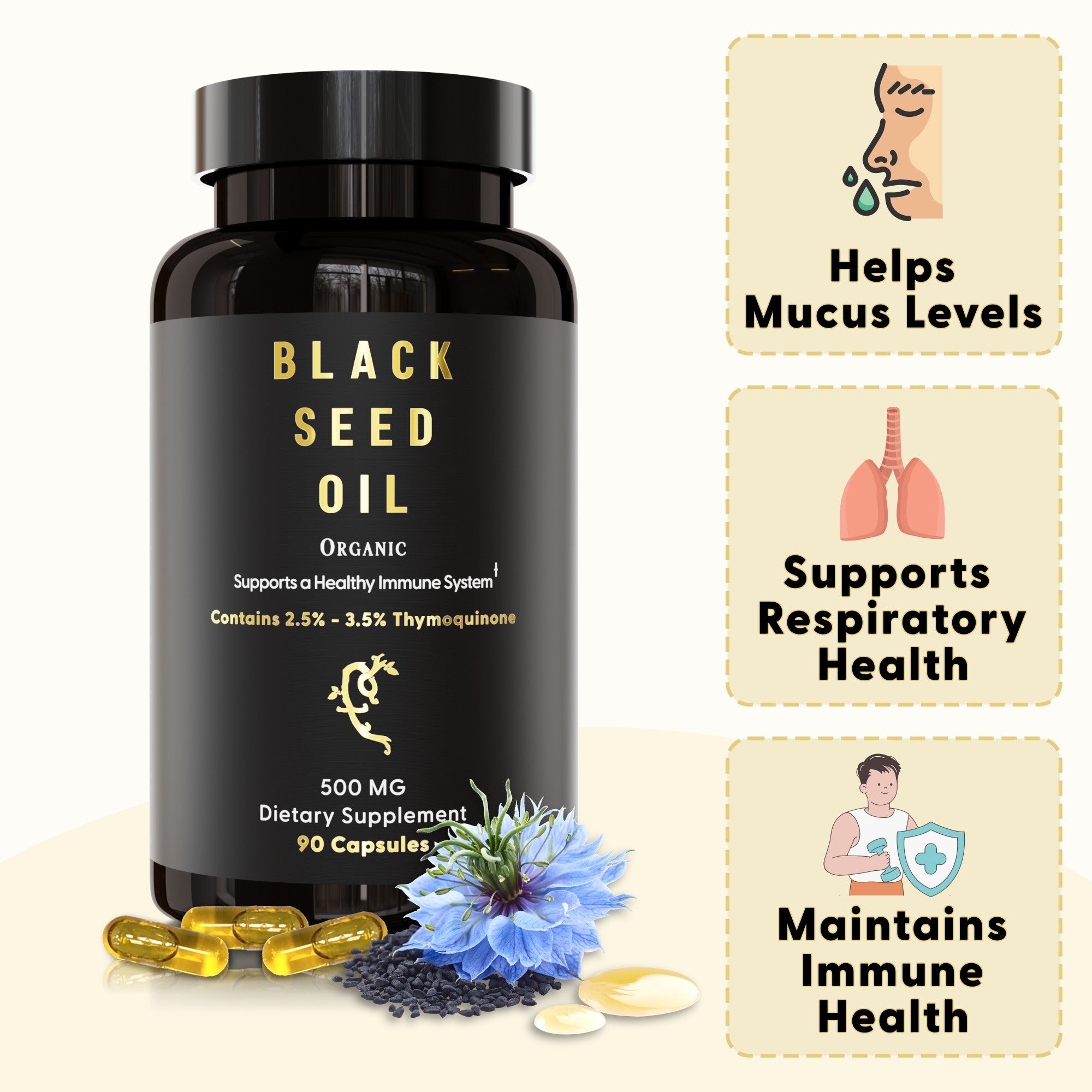 Black Seed Oil (Vegan Capsules)