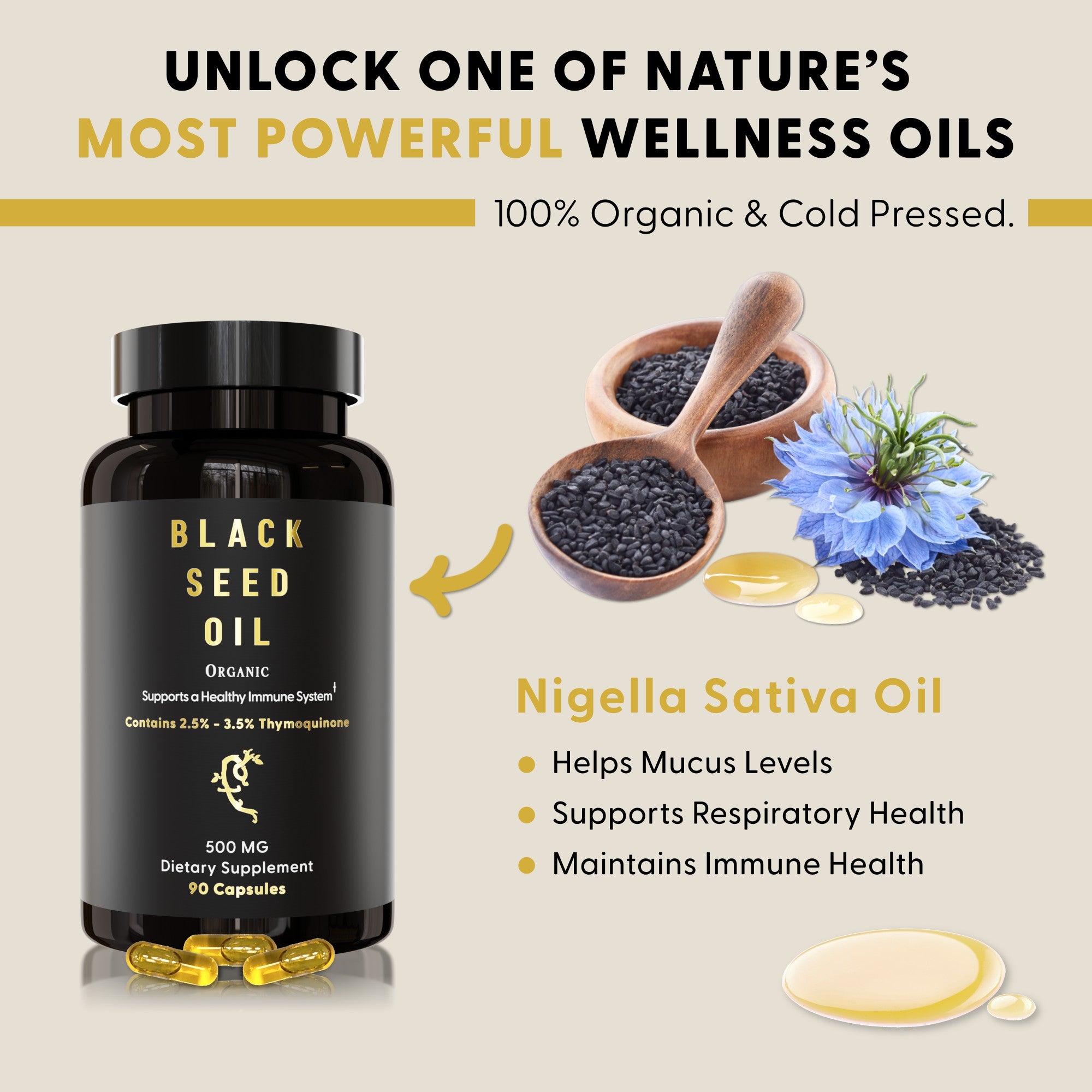 Black Seed Oil (Vegan Capsules)