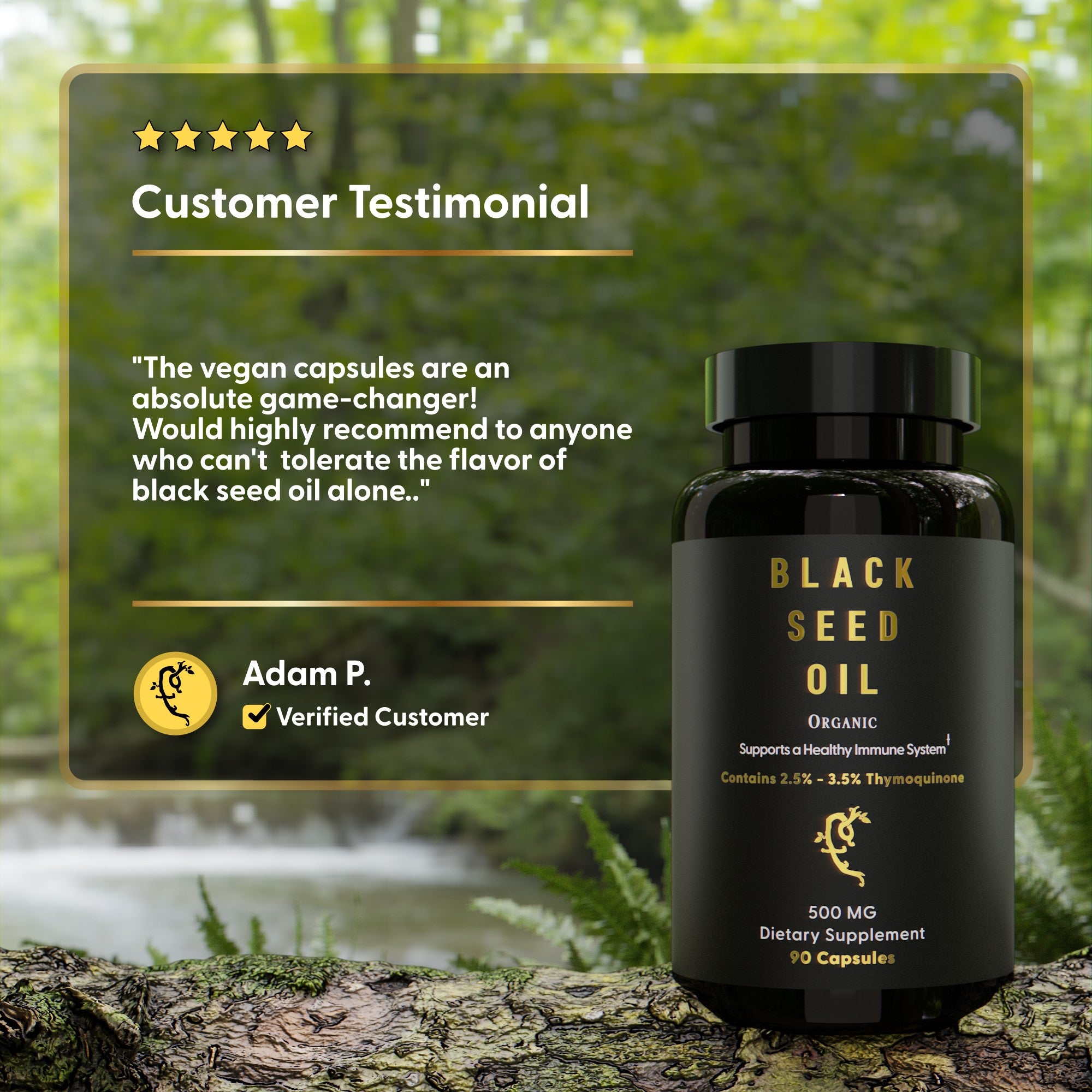 Black Seed Oil (Vegan Capsules)