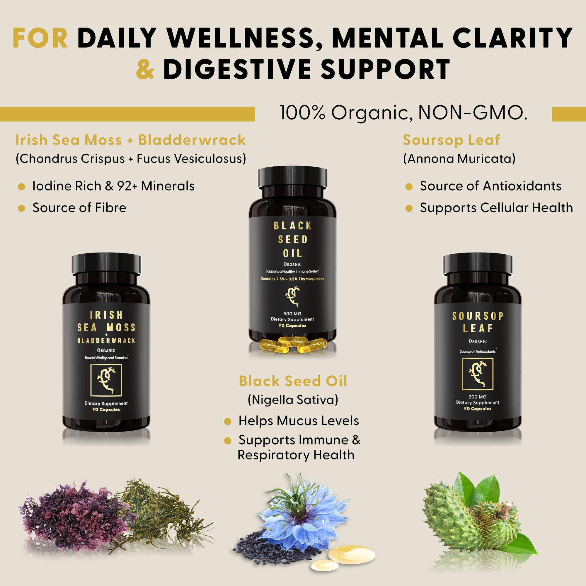 G-Host 2.0 (Black Seed Capsules, Soursop and Sea Moss)