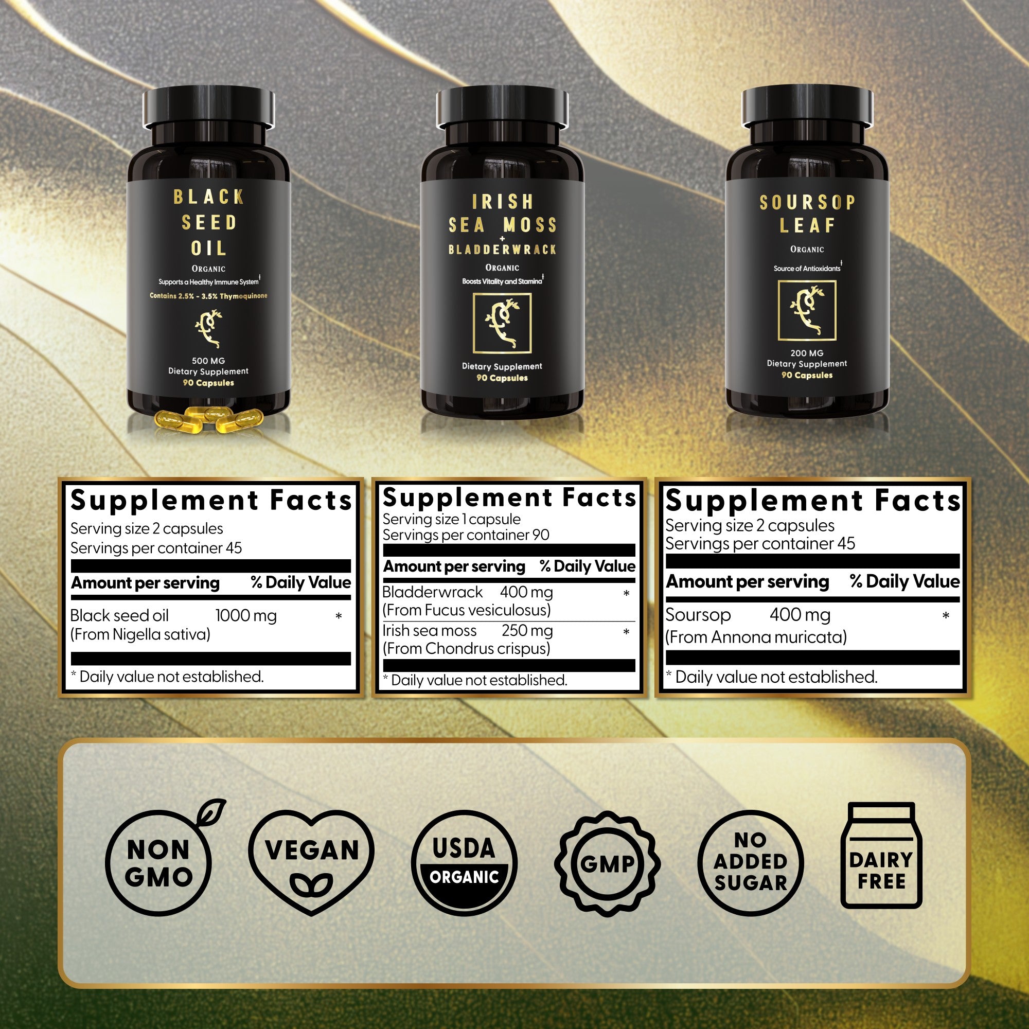 G-Host 2.0 (Black Seed Capsules, Soursop and Sea Moss)