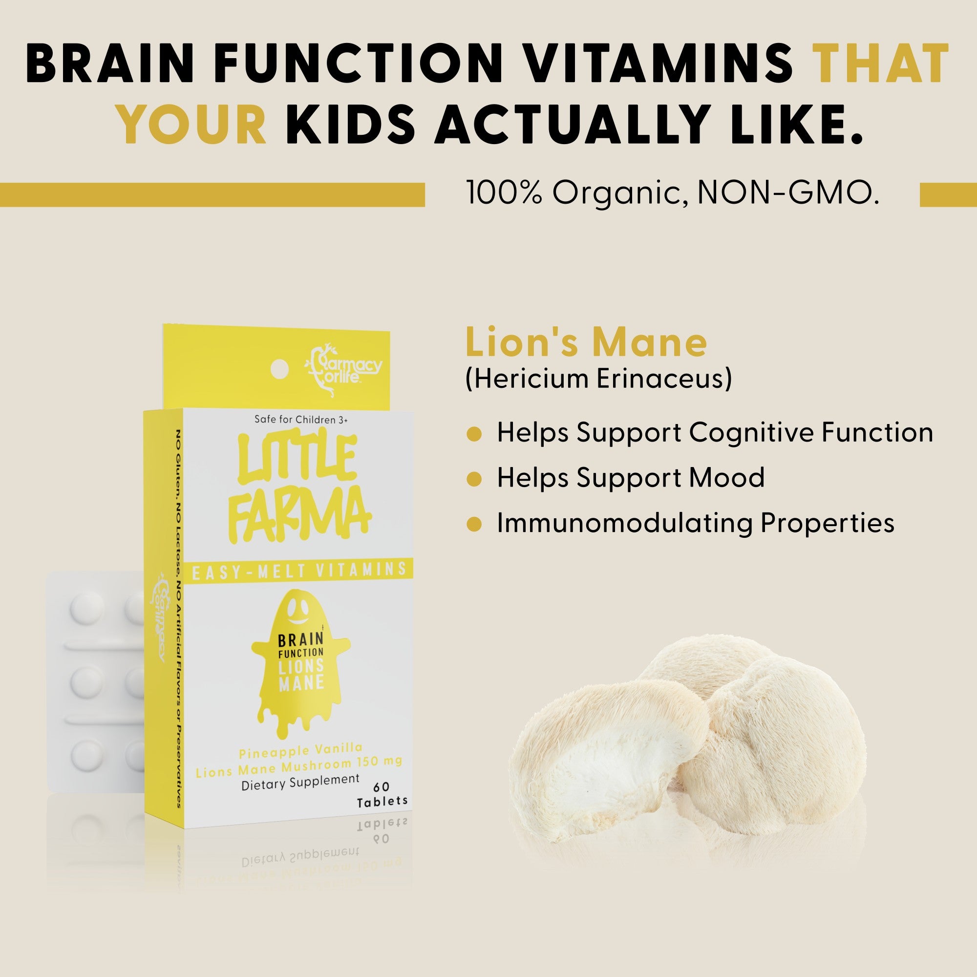 Little Farma BRAIN FUNCTION (Lion’s Mane)