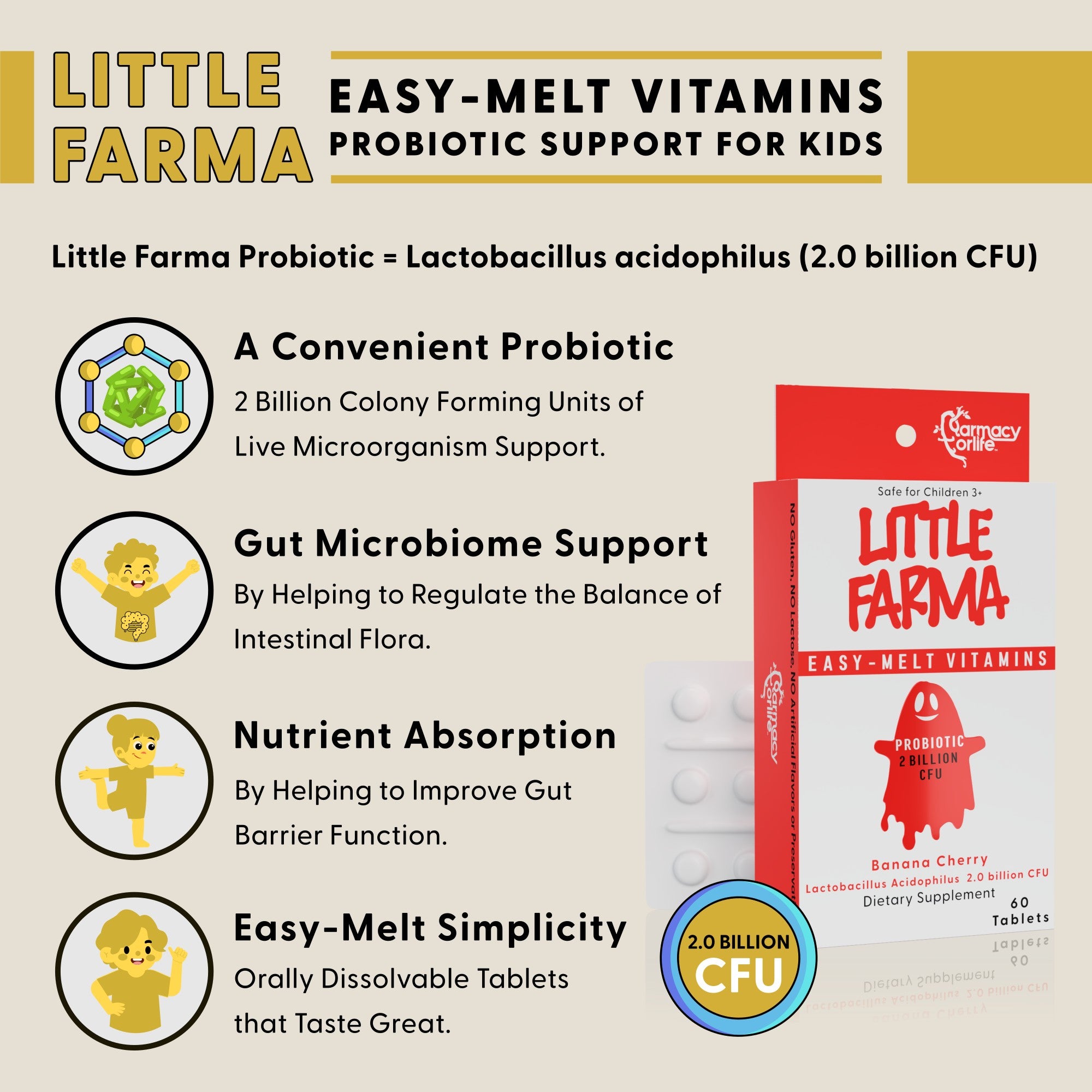 Little Farma Probiotic (2 Billion CFU)