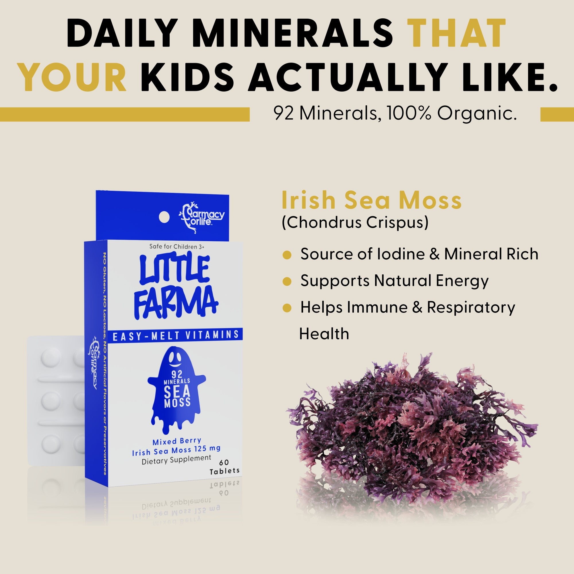 Little Farma SEA MOSS (92 minerals)