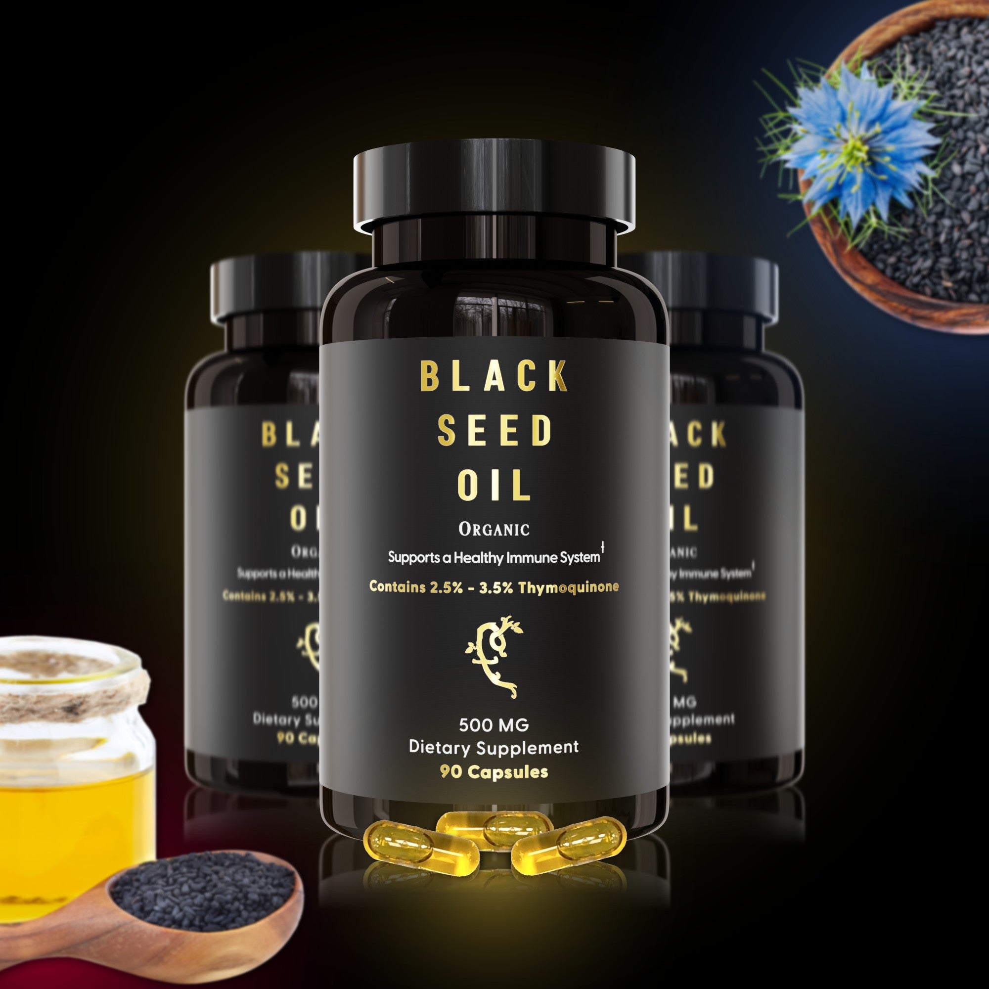 Black Seed Oil (Vegan Capsules)