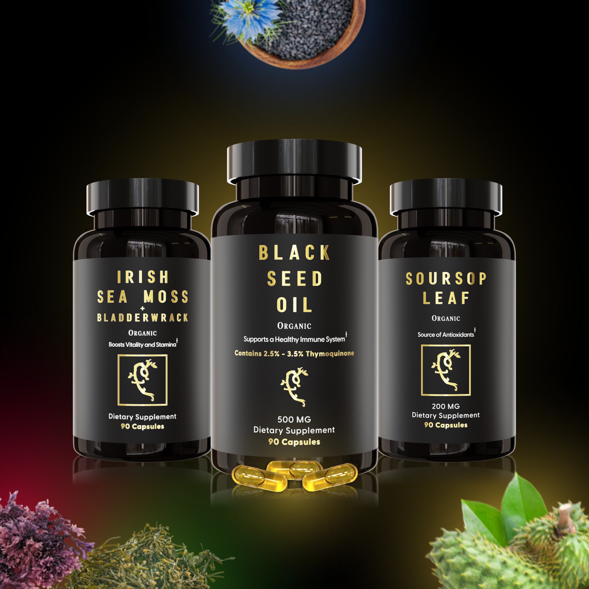 G-Host 2.0 (Black Seed Capsules, Soursop and Sea Moss)