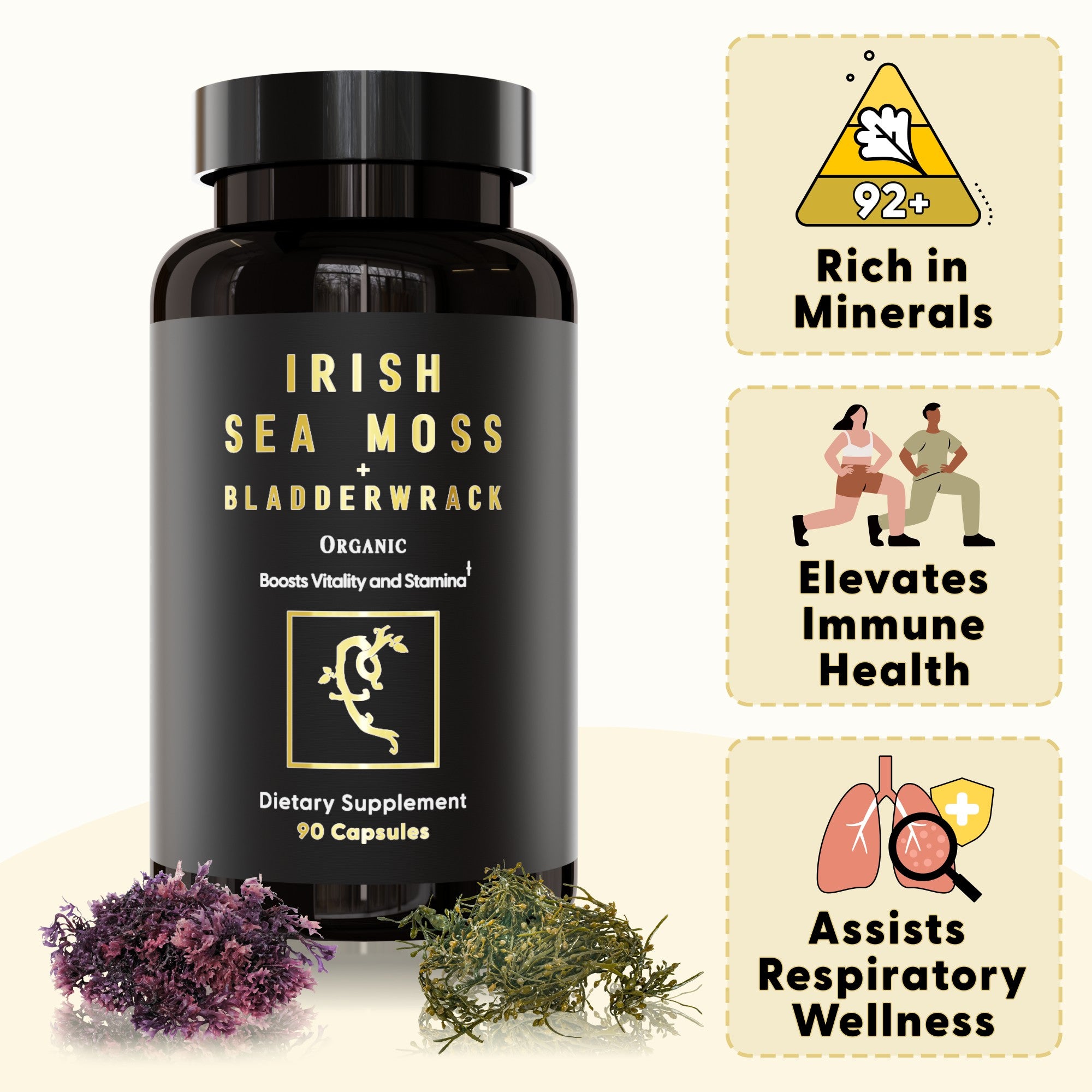 Sea Moss + Bladderwrack Capsules