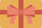 a graphic of a gift card with a bow on it