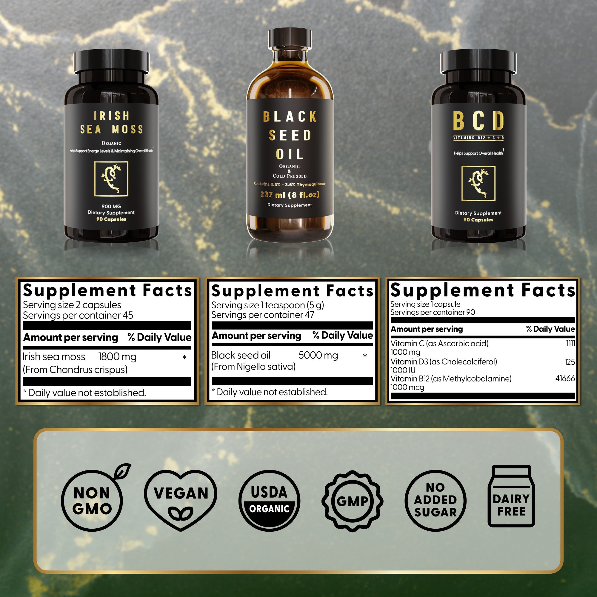 Daily Essentials 2.0 (With Cold-Pressed BSO Instead of Softgels)