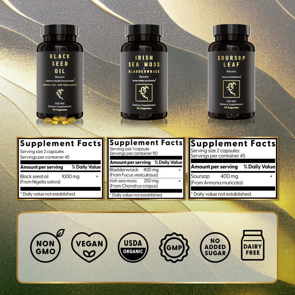 G-Host 2.0 (Black Seed Capsules, Soursop and Sea Moss)