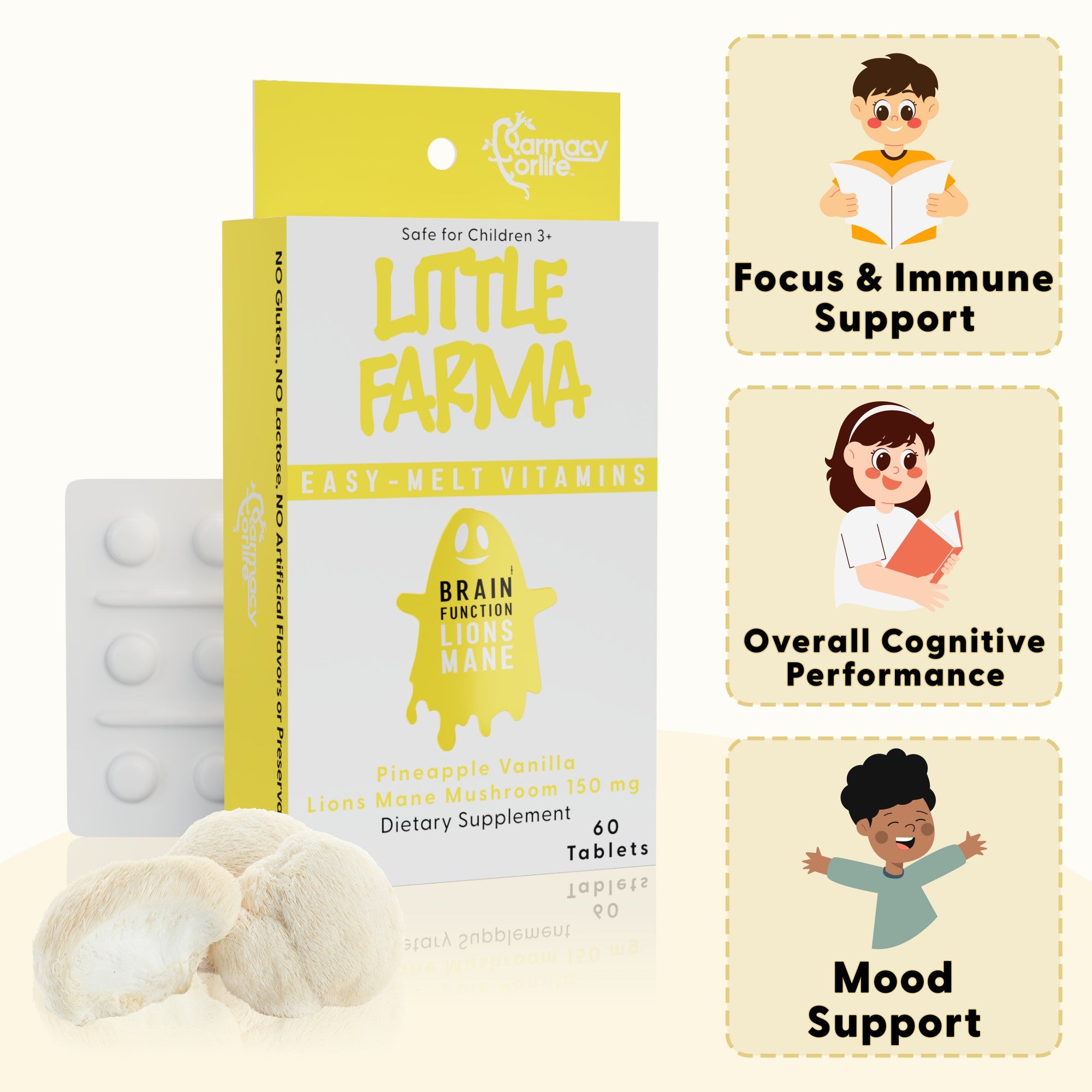 Little Farma BRAIN FUNCTION (Lion’s Mane)