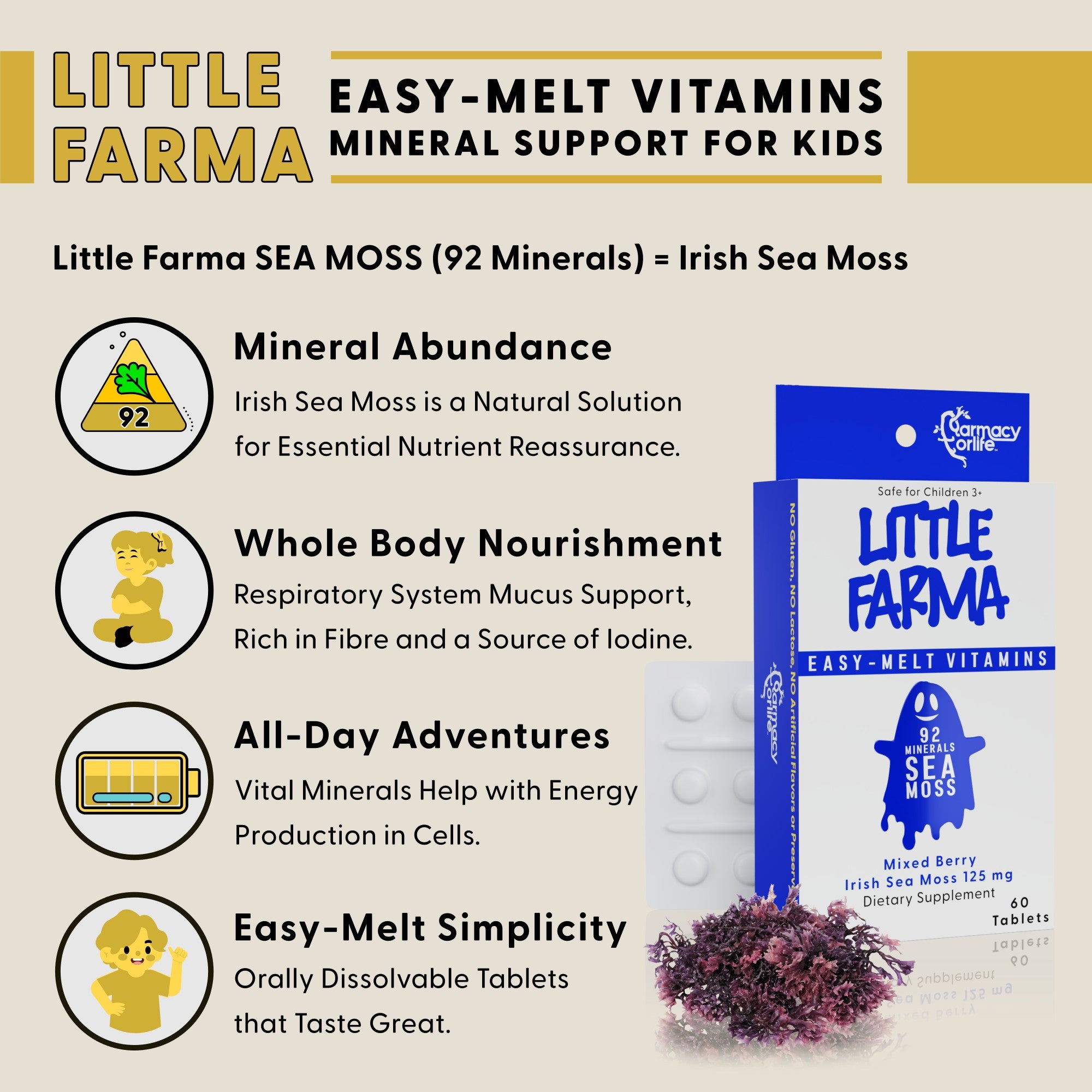 Little Farma SEA MOSS (92 minerals)