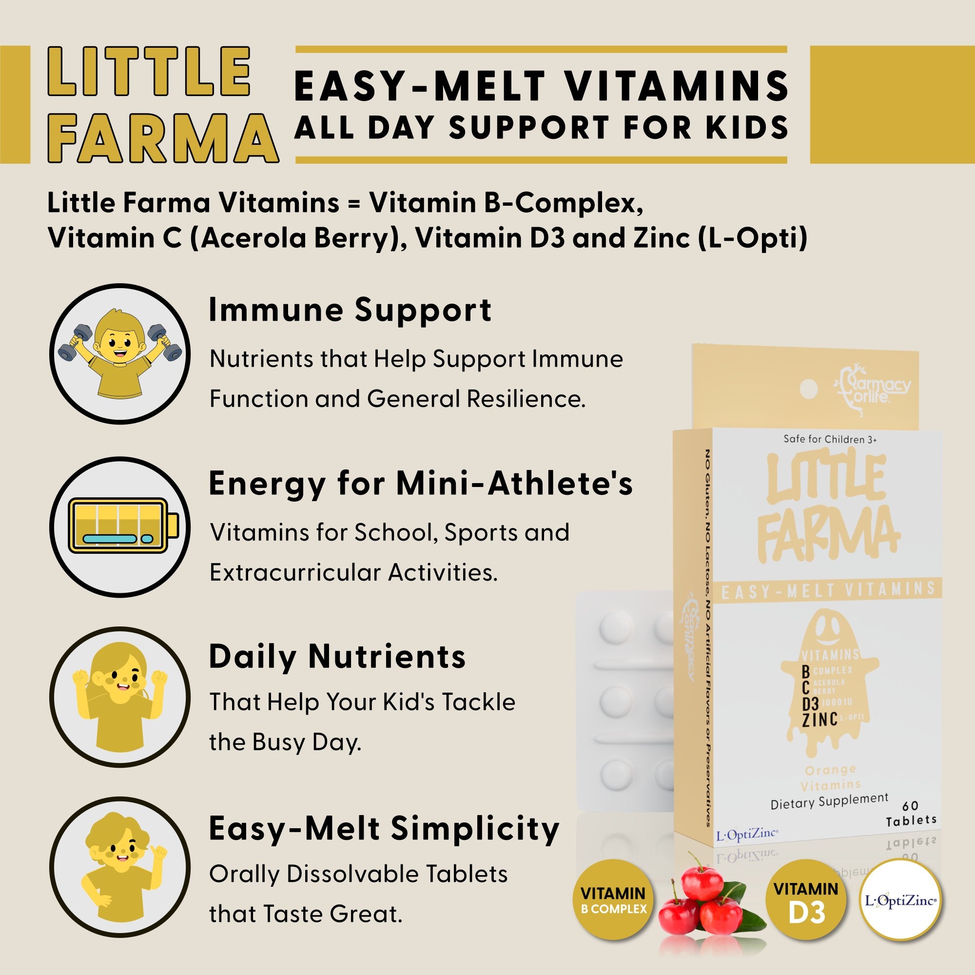 Little Farma Vitamins BCD + ZINC
