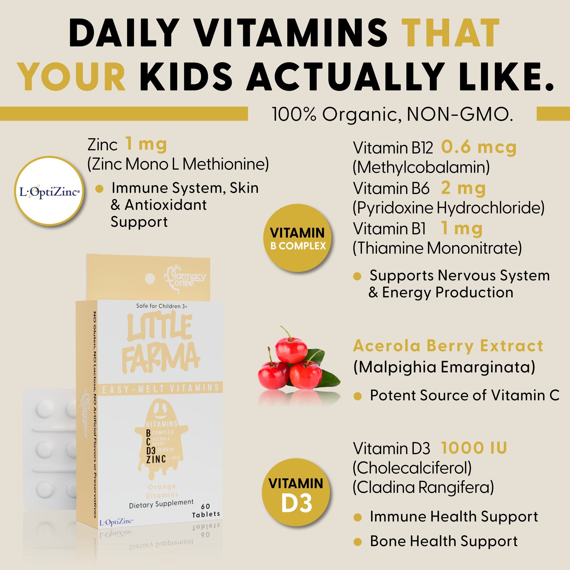 Little Farma Vitamins BCD + ZINC