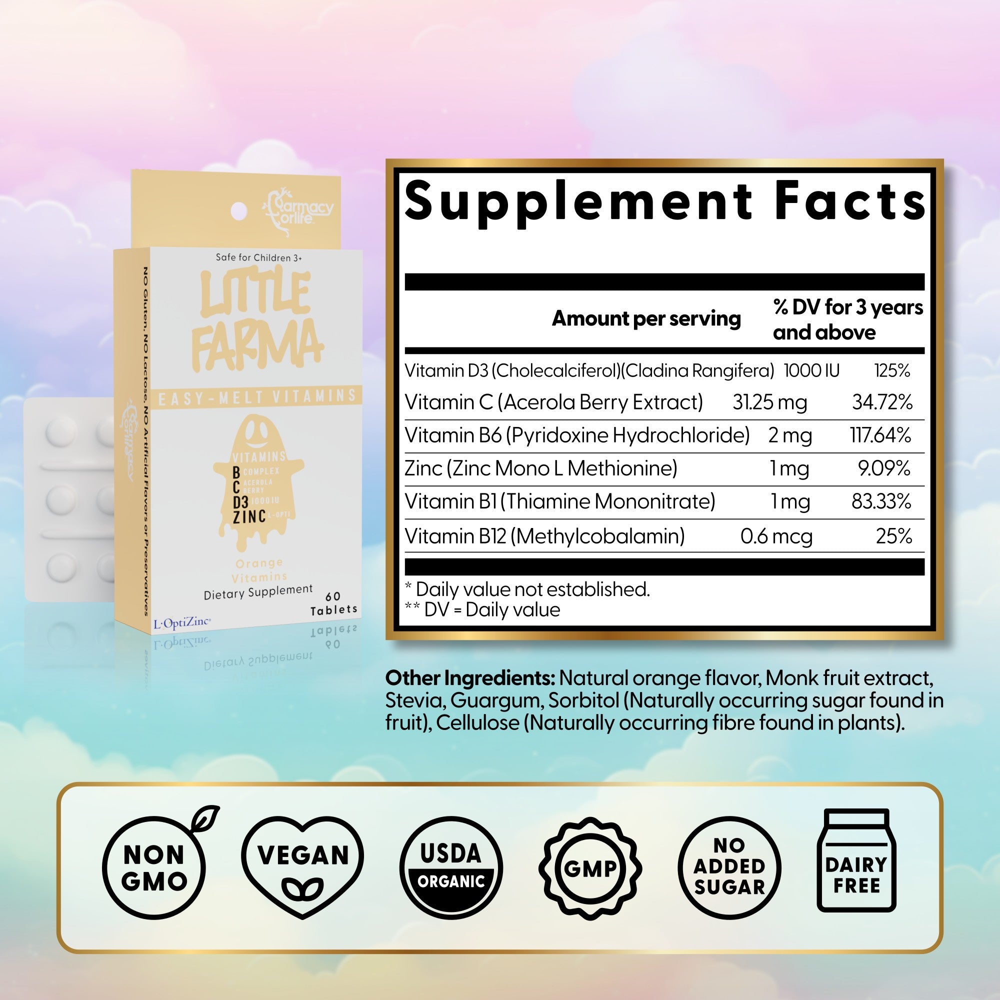 Little Farma Vitamins BCD + ZINC