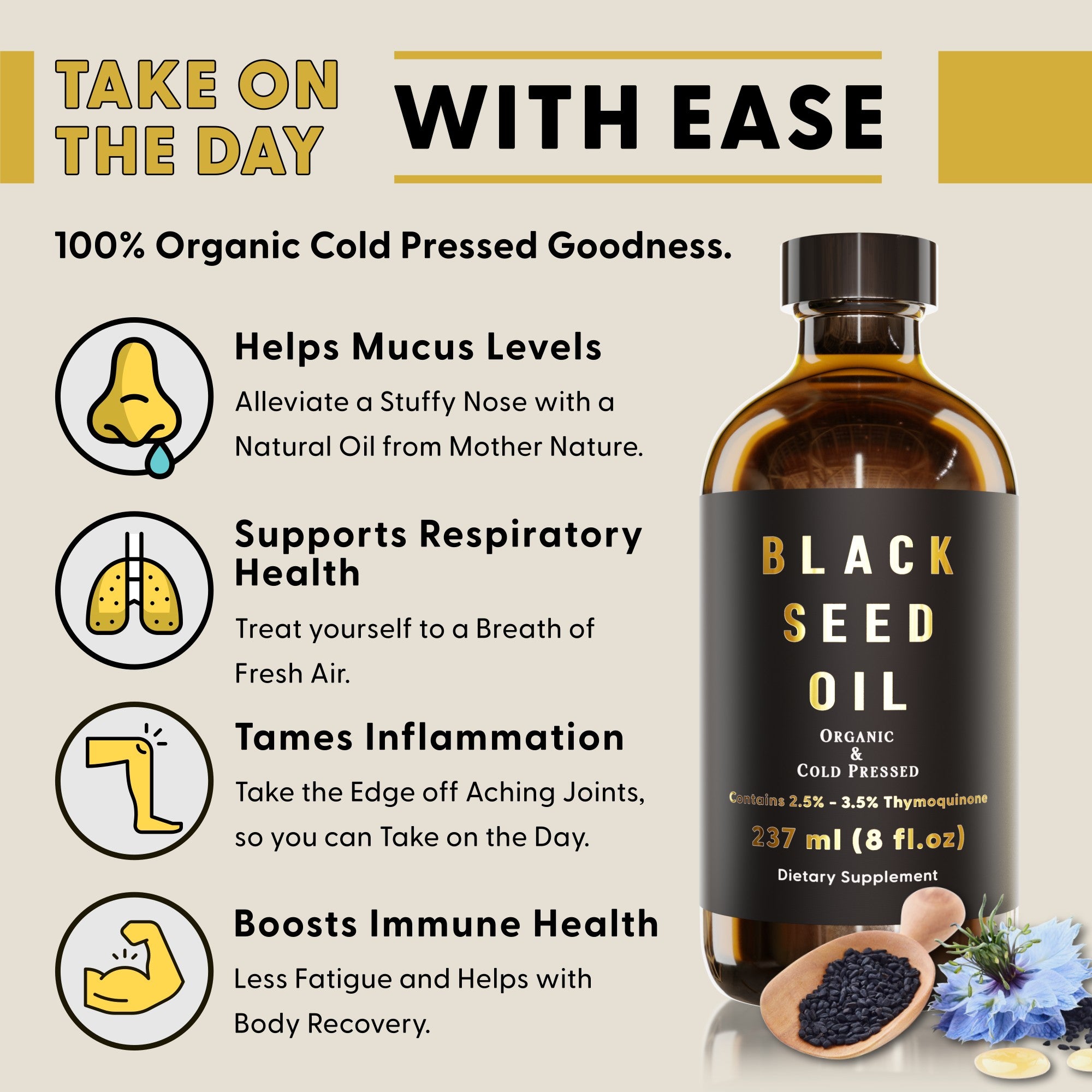 Black Seed Oil (Cold-Pressed)