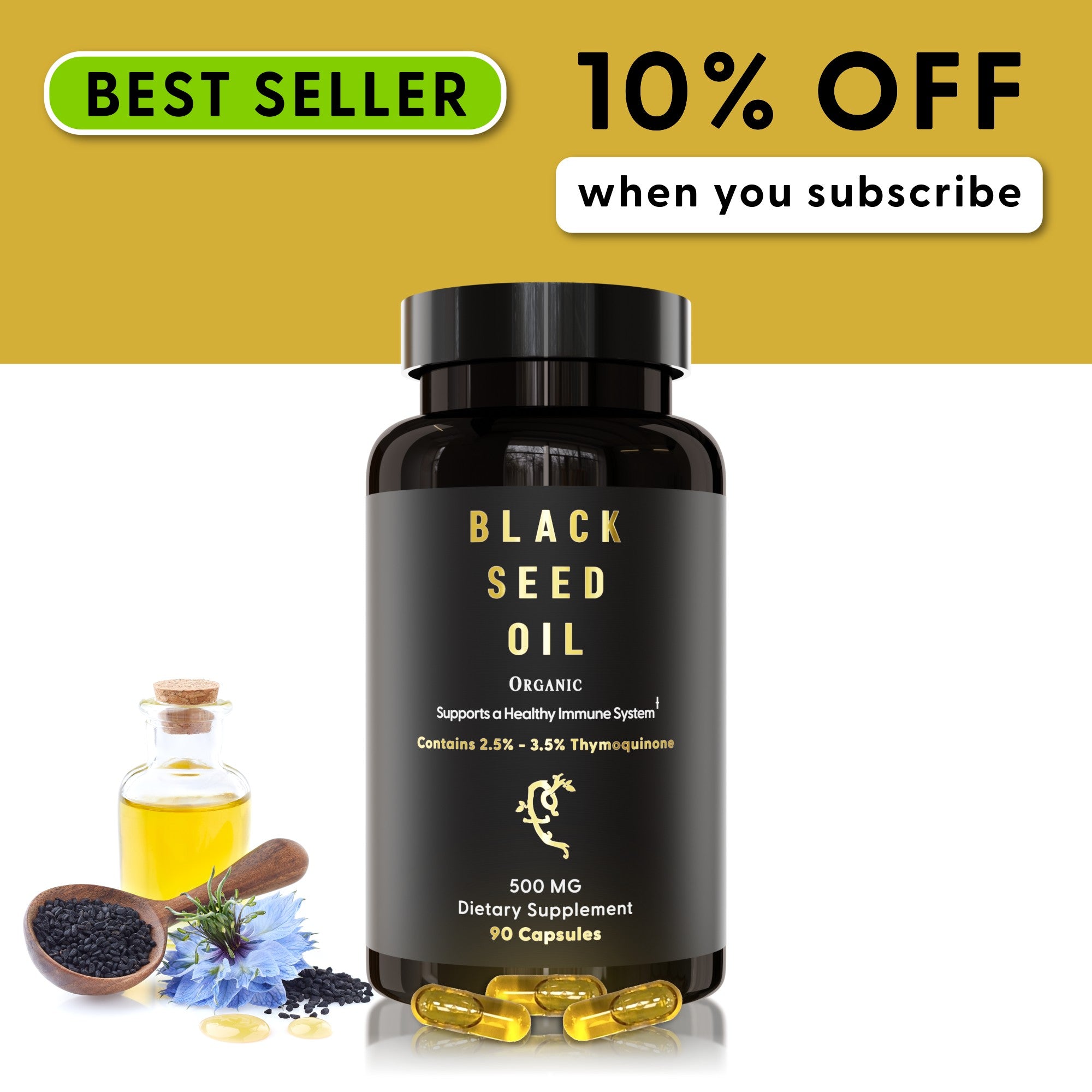 Black Seed Oil (Vegan Capsules)