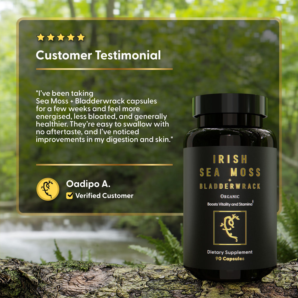 Sea Moss + Bladderwrack Capsules