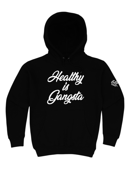 Healthy is Gangsta BLACK (Sweatsuit)