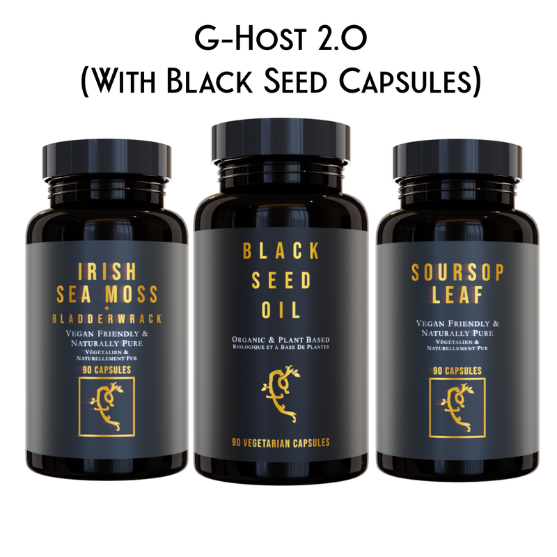 G-Host 2.0 (Black Seed Capsules, Soursop and Sea Moss)